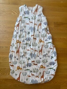 Loulou Lollipop Safari Sleep Sack - Safari Animal Print / 12-24M